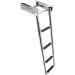 Marinebaby 4 Step Telescoping Boat Boarding Ladder - 316 Stainless Steel, 600lb Capacity - Buy Online on GoSupps.com