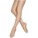 Professional Quality Shimmer Toast Light Toast Full foot Tights for Dance Kids Women's Ultra Shimmery Footed Tights Large-X-Large Lt Toast