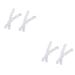 Mobestech 4 Pairs Clear High Heels Non Shoe Inserts Sandal Heel Grips High Heel Pads Shoe Strap Grip High Heel Cushion Foot Protectors for Shoes Clear Sandals Clear Pumps Comfortable Sticker