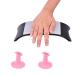 PIAOPIAONIU 1 Pcs Nail Arm Rest and 2 Pcs Plastic Finger Stand Support Rest,Manicure Hand Pillow Pad Nail Table Arm Rest Pad Manicure Hand Rest Armrest Nail Tool Equipment