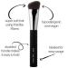 Laruce 3 PC Brush Set | Premium Synthetic Brushes for Contour Blush & Highlighting | International Shipping Available - Buy Online on GoSupps.com