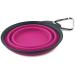 Dexas Popware for Pets Collapsible Travel Cup - Small - Gray/Pink - Buy Online on GoSupps.com