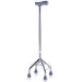 SilteD Canes Old Man Walking Stick Old Man Telescopic Adjustable Anti- Slip Four- Legged Crutches Disabled Four- Legged Walking Stick