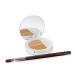 Sheer Cover Studio   Conceal and Brighten Highlight Trio   Two-Toned Concealers   Shimmering Highlighter   Medium/Tan Shade   With FREE Concealer Brush   3 Grams