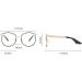 PARWANA Oversized Anti-UV Blue Light Blocking Reading Glasses +250 - Stylish Pink-Golden Computer Readers - Buy Online on GoSupps.com