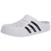 adidas Unisex-Adult Adilette Clog Slide Sandal 11 Women/10 Men Footwear White/Core Black/Footwear White