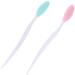 6 pcs Simple Face Brush Facial Brushes Pink for Soft Blackhead Exfoliation Fat Silicone Cutin Cleaning Granule Massager Green Held Hand Manual Practical Green pink mediumx3pcs - Buy Online on GoSupps.com