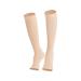 DYHQQ Women Men 20-30 mmHg Support Open Toe High Compression Stockings M
