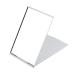Komunj small trip mirror portable folding mirror compact pocket mirror foldable cosmetic mirror foldable mirror 11.5 cm * 8cm (silver)