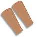 iM Sports SKINGUARDS Skin Protection Forearm Sleeves - Made in USA - Pair Suntan Medium-Large