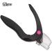 PSGS 1pcs Manicure Cutter Luxury Steel Nail Clipper Trimmer Scissors for French Tips Boat Tweezers for False Nails Tipsy Nail Tools (Color : Black) - Buy Online on GoSupps.com