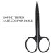 Black Stainless Steel Scissor Eyebrows Nose Hair Beard Scissor Beauty Tool Nose Hair Scissors fingernail Scissors Small Grooming Scissors(Nose Hair Scissor) Professional - Buy Online on GoSupps.com
