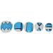 Chix Nails Little Chix Kids Blue Chrome Nail Wraps - Trendy Minx Style, Various Shapes Print - Buy Online on GoSupps.com