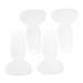 FRCOLOR 2 Pairs Follow up Womans Heels Laundry Scent Booster Beads Heel Grips for Boots Womens Clear Heels Clear Heels for Women Shoe Inserts Back Heel Pads Foot Gel High Heel Women's