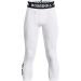 Under Armour Boys' Utility 3/4 Sliding Shorts (100) White / / Black Large