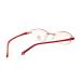 pink ready-made reading glasses "Rosi" with perforated temple ends + 4.0 + 4.00 dpt