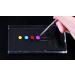 Pro Nail Art Glass Board Palette for Makeup & Eyelash Extension - 2x4 Inch - Buy Online on GoSupps.com