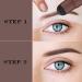 DOKONIMO Eye Brow Stamping Kit - Dark Brown | 34 Reusable Stencils | Waterproof Eyebrow Tinting for Beginners - Buy Online on GoSupps.com