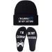 Novelty Gamer Socks Beanie Winter Hat Baseball Cap,Funny Gifts Idea for Teens Boys Men Teenagers Beanie Socks