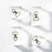 35 Pieces Swivel Clasps Keychain Hooks with D Rings, Bronze 25mm - Perfect for Purse Hardware and Sewing Craft Projects - Buy Online on GoSupps.com
