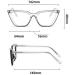 Shop Parwana Mode Cat Eyes Reading Glasses - Comfort Anti-Blue Light +100 Red Computer Readers - Buy Online on GoSupps.com
