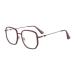 PARWANA Oversized Computer Readers Personality Reading Glasses Square Flat Light Mirror Clear Vision Eyeglasses +350 Red