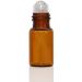 12Pcs 3ml Essential Oils Roller Bottles Mini Empty Roll-on Bottles with Stainless Steel Roller Balls and Black Cap Cosmetic Makeup Storage Vials For Fragrance Perfume Aromatherapy - Buy Online on GoSupps.com