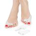 Gel Toe Separators Non-Slip Hammer Toe Straightener Big Toe Bunion Protector for Men & Women Bunion Corrector for Foot Pain Relief Silicone Big Toe Spacers Wear in Shoes
