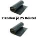 Buy Strong 60L Drawstring Garbage Bags - Extra Wide Black 68x73 cm | Bulk Options Available (50 to 2000 Bags) - Buy Online on GoSupps.com