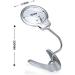 Desktop Magnifier 2X 6X Folding Handsfree Magnifier with 2 Led Lights Plastic Base Hose Reading Watch Repair Illuminated Magnifier Good Times - Buy Online on GoSupps.com