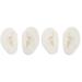 POPETPOP 2 Pairs Artificial Ears Fake Ear Models Soft Piercing Practice Body Parts Ear Stud Display Ear Kids Ear Model for Jewelry Ear Display Earrings Earmuffs Child