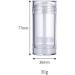 6-Pack 1oz/30ml Clear Deodorant Containers - Twist-Up Bottles for DIY Cosmetics - Makeup, Lip Balm, Glue Stick - Bottom Filling, Empty Plastic Tubes - Buy Online on GoSupps.com
