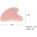 Sculpted Rose Quartz Gua Sha Tool | Anti-Aging Facial Massage | Self-Care Gift for Glowing Skin - Buy Online on GoSupps.com