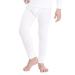 MANCYFIT Thermal Pants for Boys Fleece Lined Leggings Long Underwear Base Layer White Large