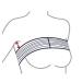 CAREFIX Implant Stabilizer Band (8113) White | TYTEX Post-Surgery Breast Implant Support | Chest Compression & Augmentation Strap - Buy Online on GoSupps.com