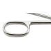 Round Tip Eyebrow Nose Hair Trimmer Scissors - for Ear, Beard & Mustache - Silver - Buy Online on GoSupps.com