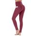 Ewedoos Yoga Pants Maroon