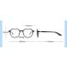 Buy Zhuyiqz Retro Round Anti-Blue Light Reading Glasses - +150 Presbyopia Glasses in Pink - HD Clear View - Buy Online on GoSupps.com