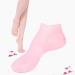ANCLLO Silicone Moisturizing Socks Women Foot Spa Pedicure Silicone Socks for Cracked Feet Elastic Non Slip Multi Purpose Pink (M) - Buy Online on GoSupps.com