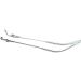VekkEr Eyeglass Temple Replacement 1 Pair Eyeglass Replacement Temples Metal Eyeglass Repair Parts Temples for Rimless 2-Hole Glasses Green