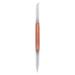 Glass Cuticle Pusher Professional Manicure Stick Nail Cuticle Remover Tools Orange Brushes