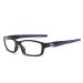 Blue Light Blocking Computer Readers Unbreakable Eyewear Reading Glasses Anti Eyestrain Flat Light Mirror +200 Black