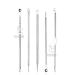 ICYCHEER Blackhead Remover Tool Set - 5pcs Stainless Steel Acne & Whitehead Removal Kit for Clear Skin - Buy Online on GoSupps.com