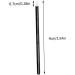 PLAFOPE 100pcs Disposable Eyeliner Makeup Eye Stick Gloss Wand Cosmetic Eye Wands Black Artificial Fiber - Buy Online on GoSupps.com