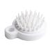 Scalp massage device silicone shampoo scalp hair massage device shampoo massage comb bathroom massage brush comb foster tool scalp shampoo brush (color: white) Bianco