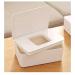 Baby Wipe Dispenser Holder - Keeps Diaper Wipes Fresh - Easy Open & Close (White) - Buy Online on GoSupps.com