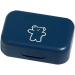 Optometry lens container contact lens container simple myopia contact lens container portable matt personality cute girl partner double contact lens box (color: blue) (color Blu
