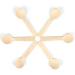 100pcs Mini Wooden Spoons 4 Inch Disposable Bamboo Small Teaspoons for Honey Jars Wedding Favors Flatware Cutlery Supplies - Buy Online on GoSupps.com