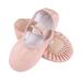 BoxMemory Ballet Shoes for Girls, Canvas Ballet Shoes Leather Split Sole Dance Shoes, Ballet Slippers for Toddler Girls(Toddler/Little/Big Kid) 9 Toddler Ballet Pink