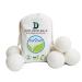 Wool Dryer Balls Laundry Balls for Dryer Natural Fabric Softener 100% Organic Premium NEW Zealand Wool XL Size 6 Balls pack Shorten Drying time.
